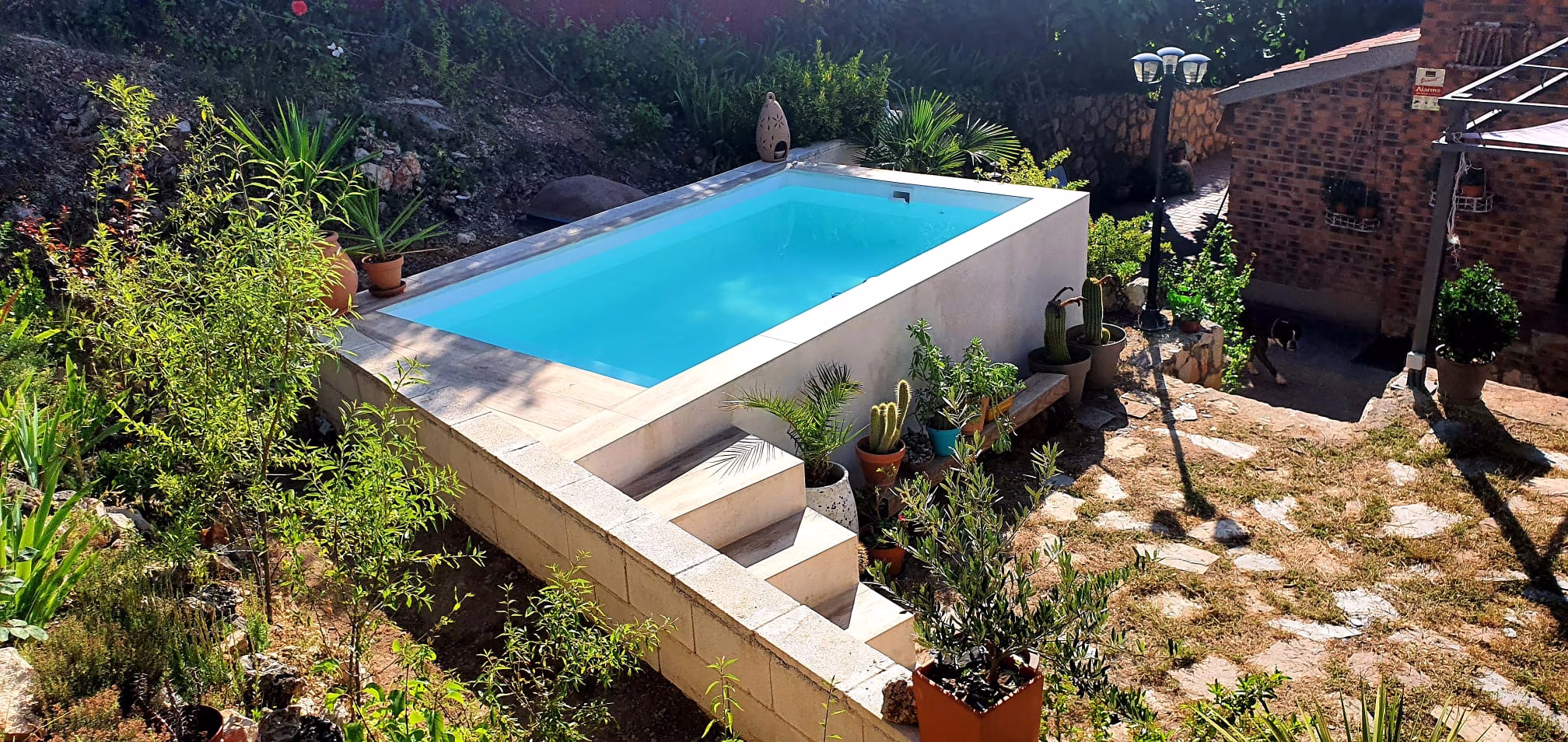 Mini Piscina C-35 MAX en poliester de Piscinas cano en Guadalajara